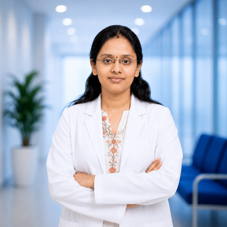 Portrait of Dr Dharmagadda Smitha Vadana, Pathology specialist at Wellness Hospitals